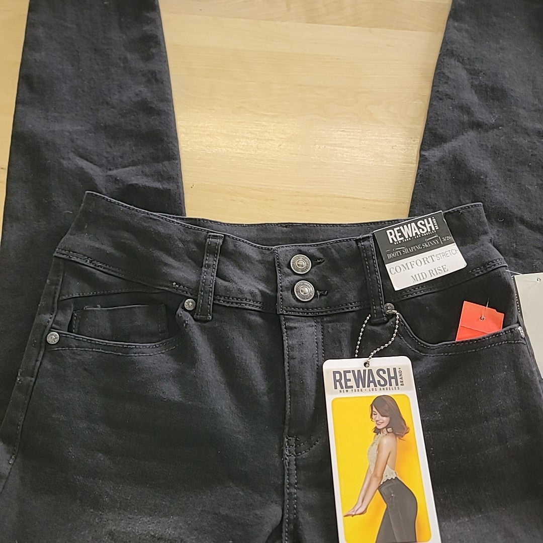 Rewash Size 3 Black Jeans