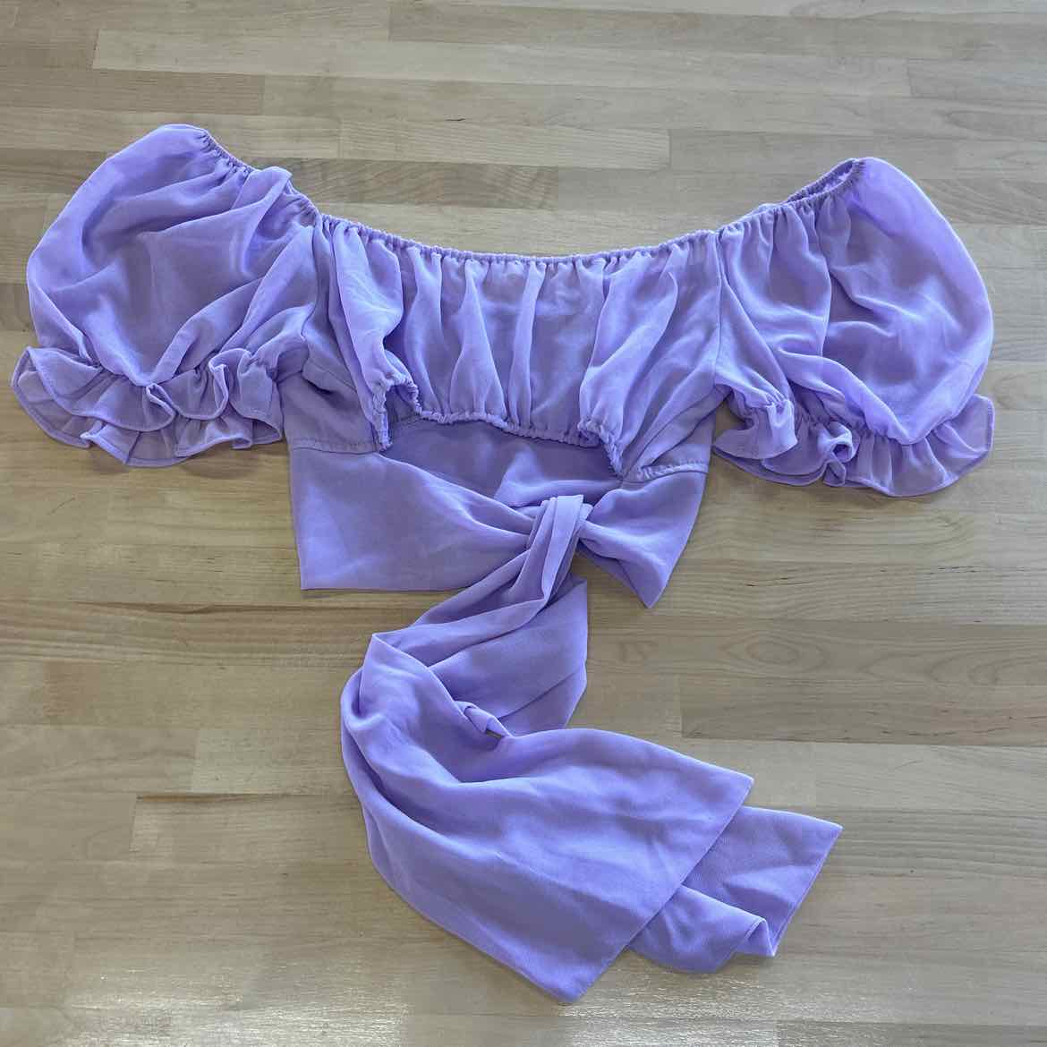 Blush Size L Purple Blouse