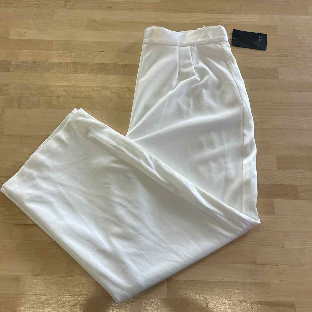 Muse Women's Straight-Leg Tuxedo Pants - Ivory