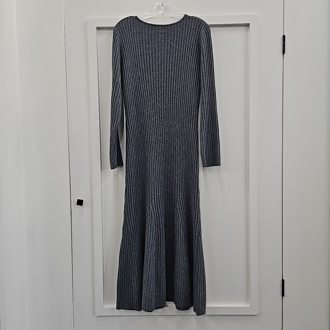 Vince Camuto Size XL Gray Knit Dress