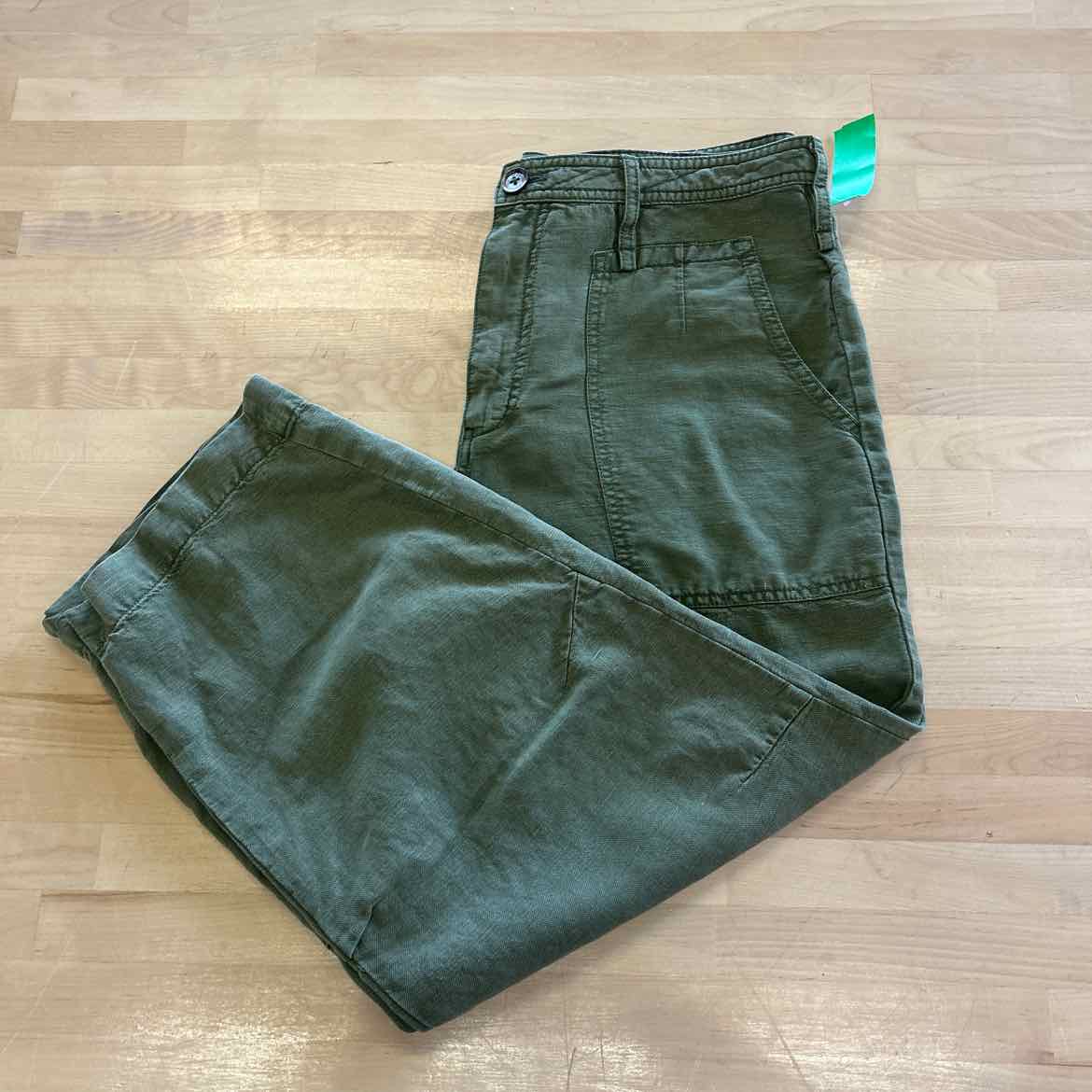 Anthropologie Size 10 Green Preloved Pants