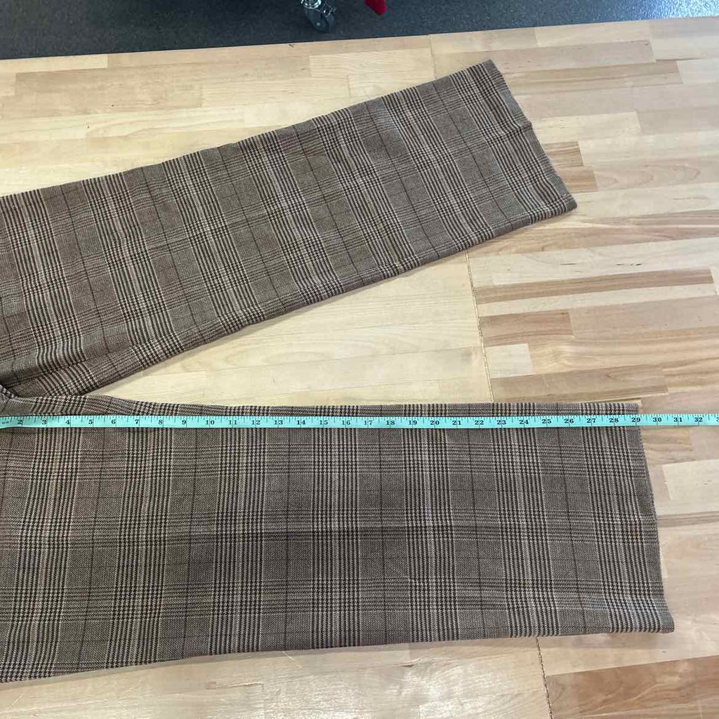 Mode of One Men's Relaxed-Fit Plaid Trousers