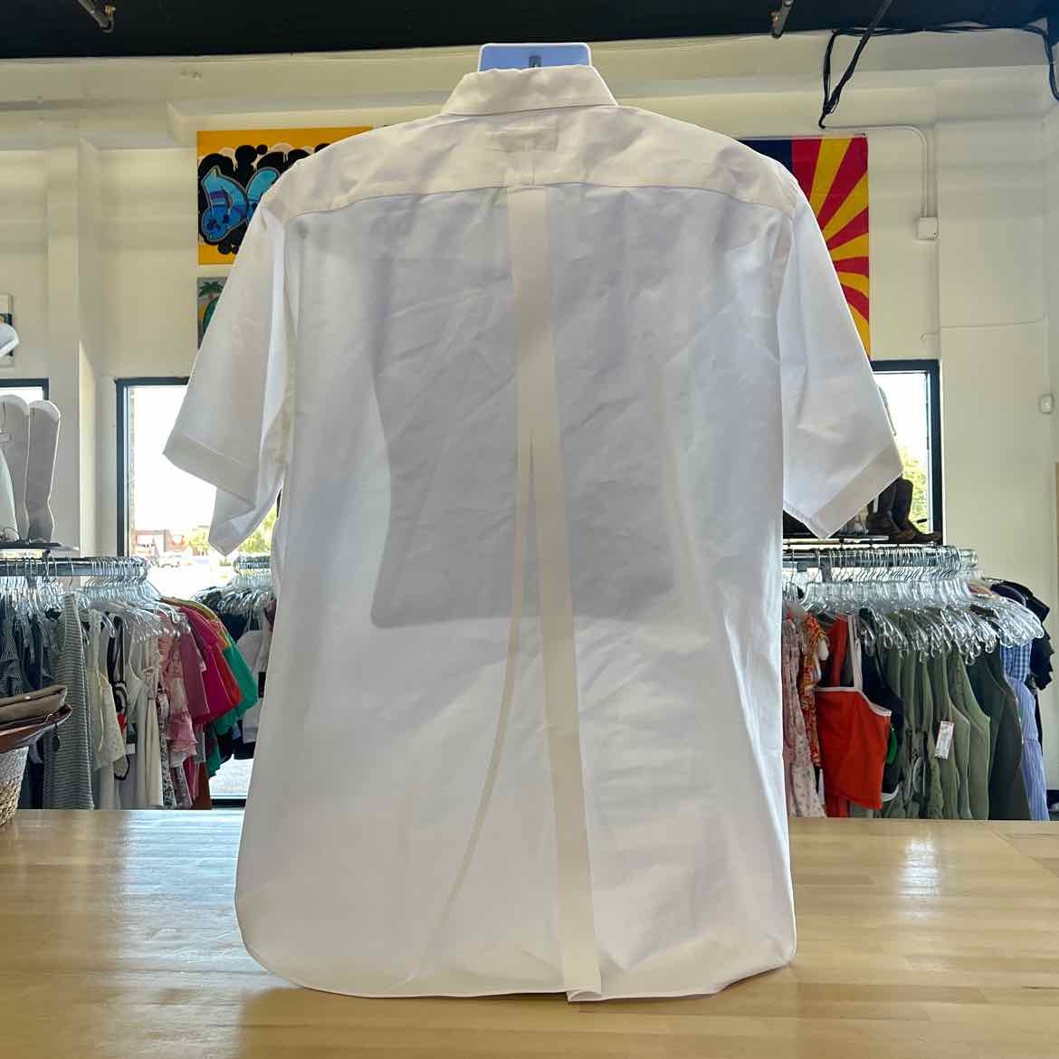 Polo Size 2X White Preloved Button Down SS