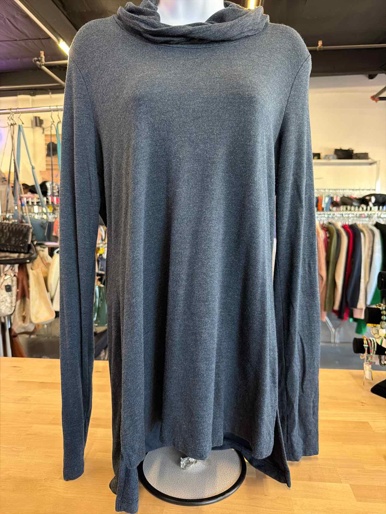 Cabi Size M Navy Long Sleeve