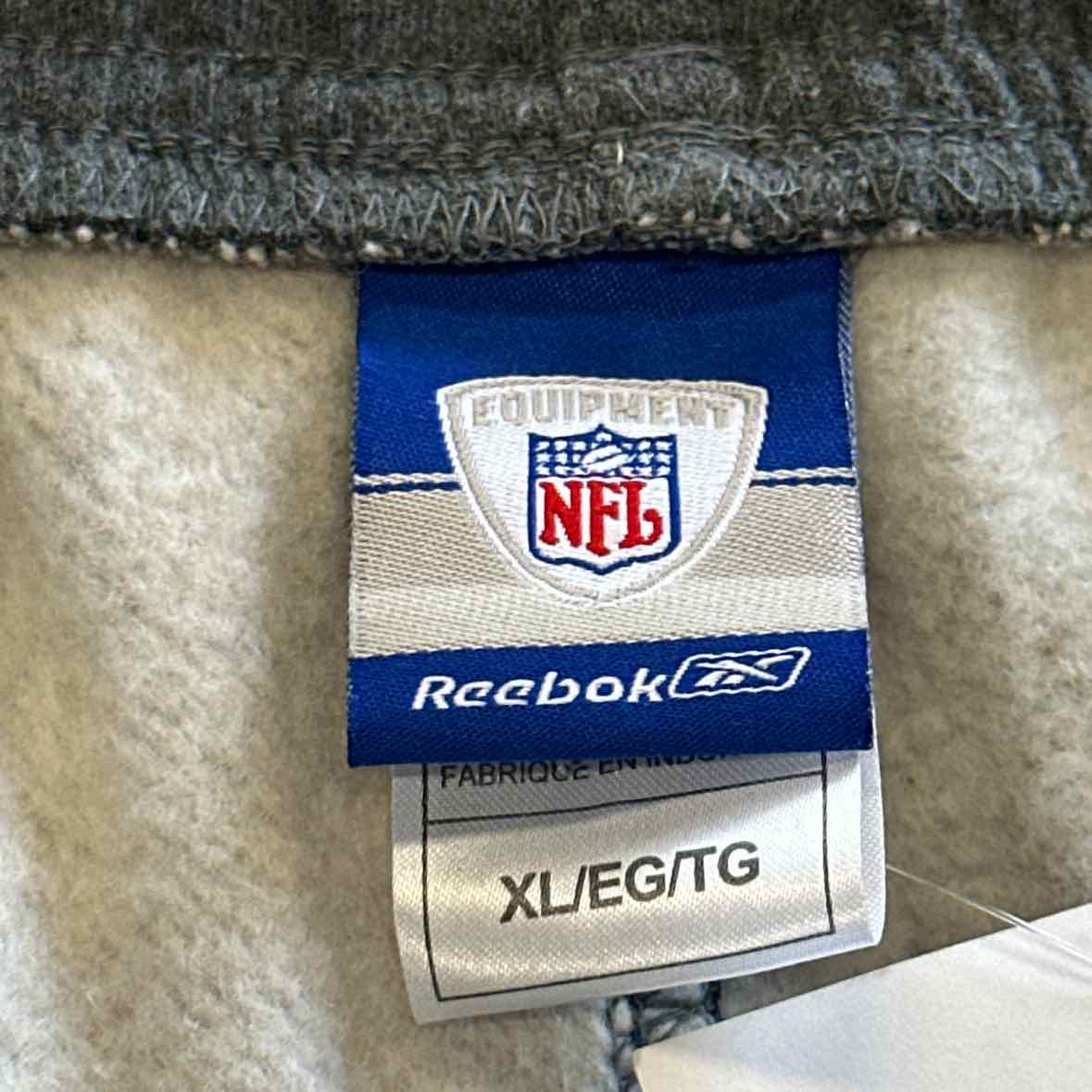 NFL Size XL Gray Sweatpants