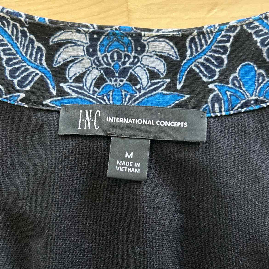 INC Size M Blue Preloved Tank