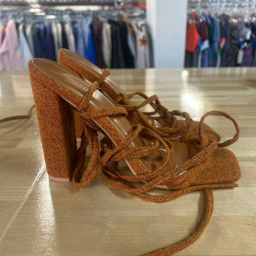 Misslola Size 9 Brown Preloved Heels