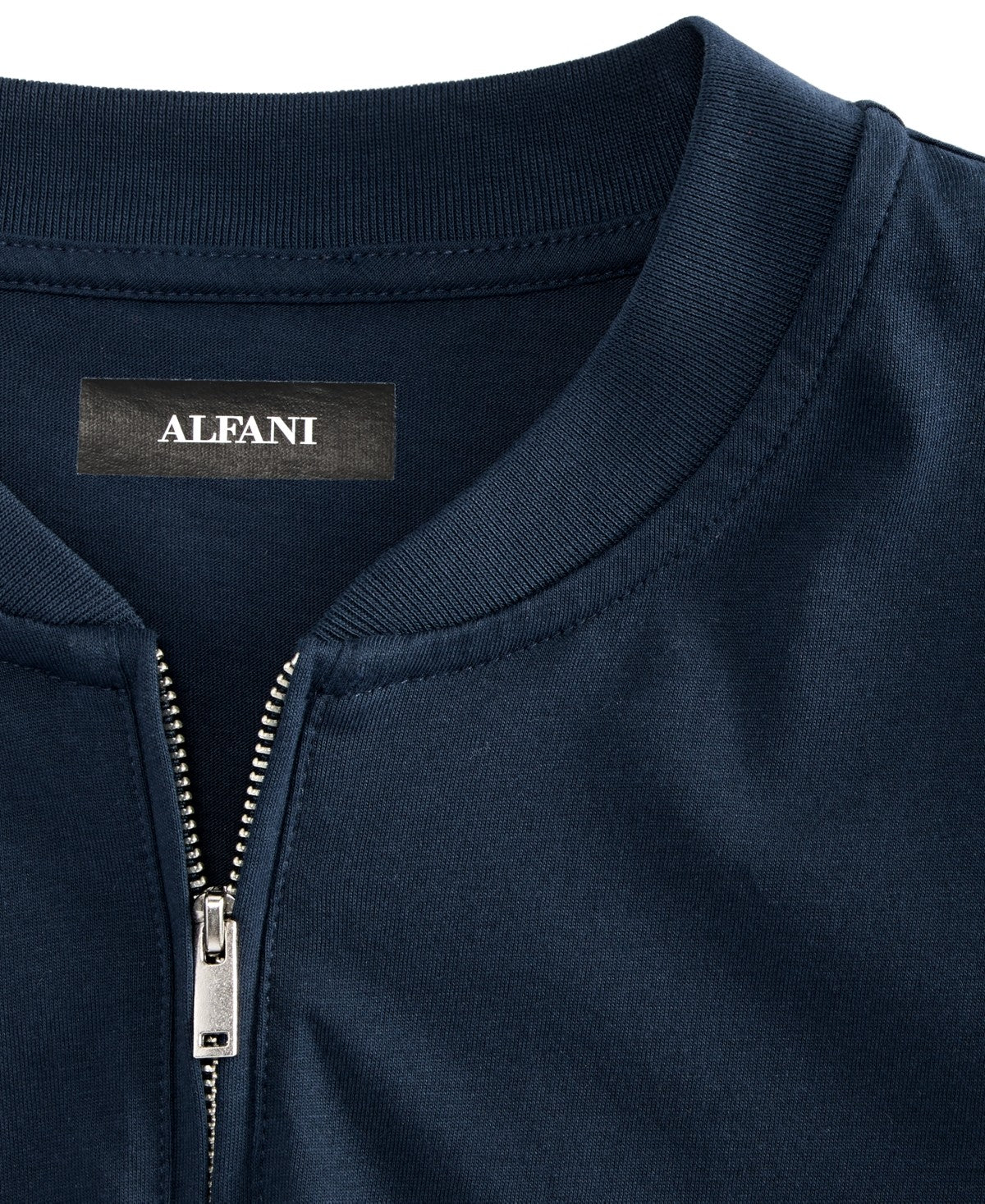 Alfani Size M Men's Short-Sleeve Mercerized Cotton Baseball Polo Shirt