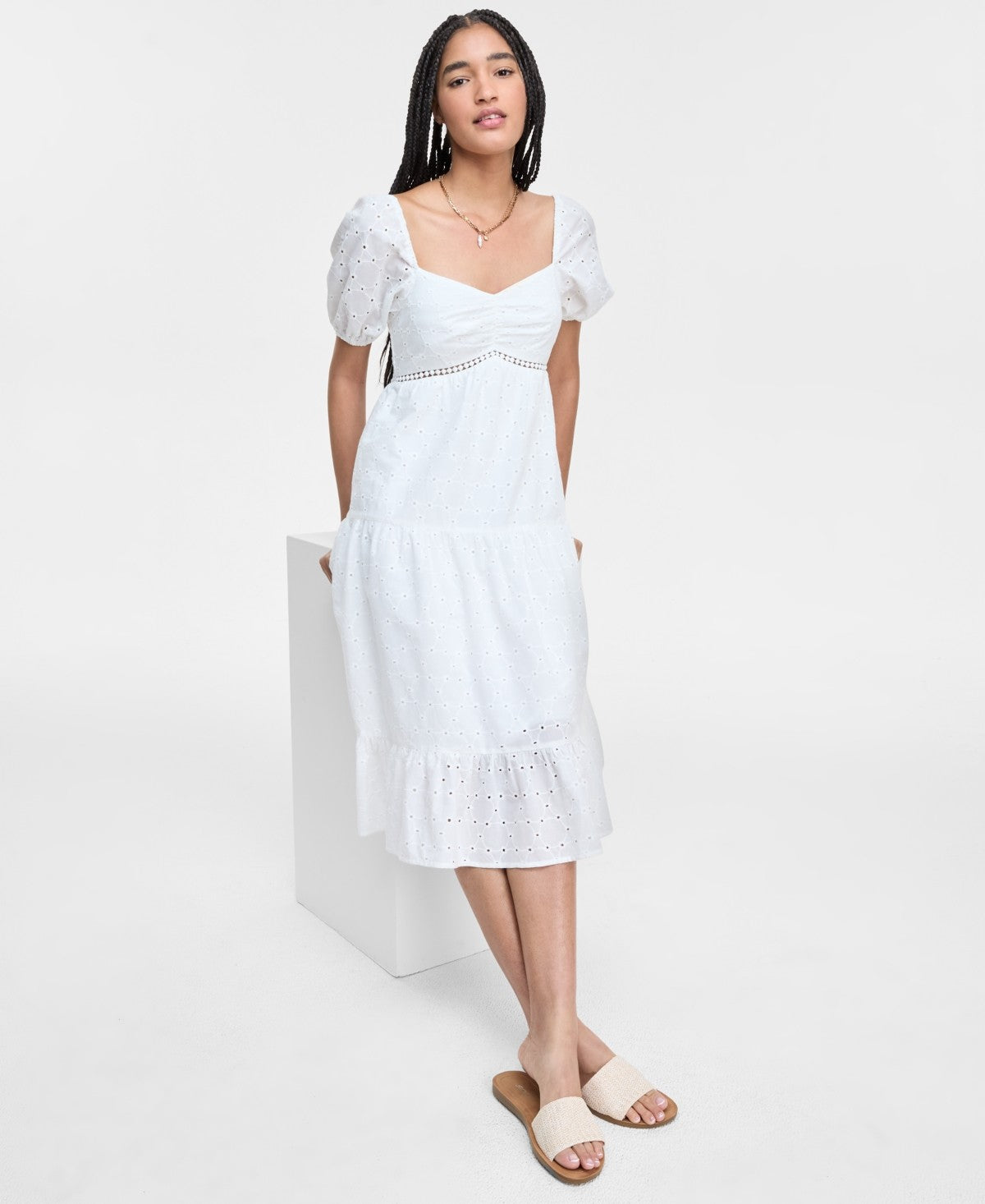 kingston grey Size L White New Dress