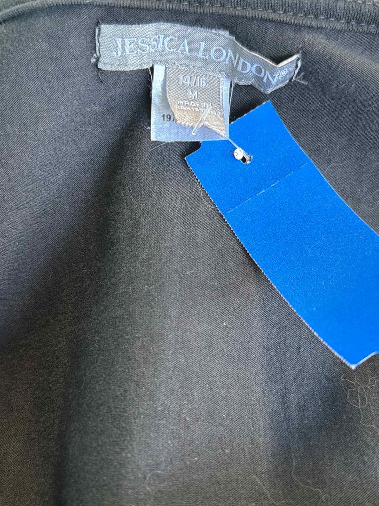 Jessica London Size M Black T-shirt