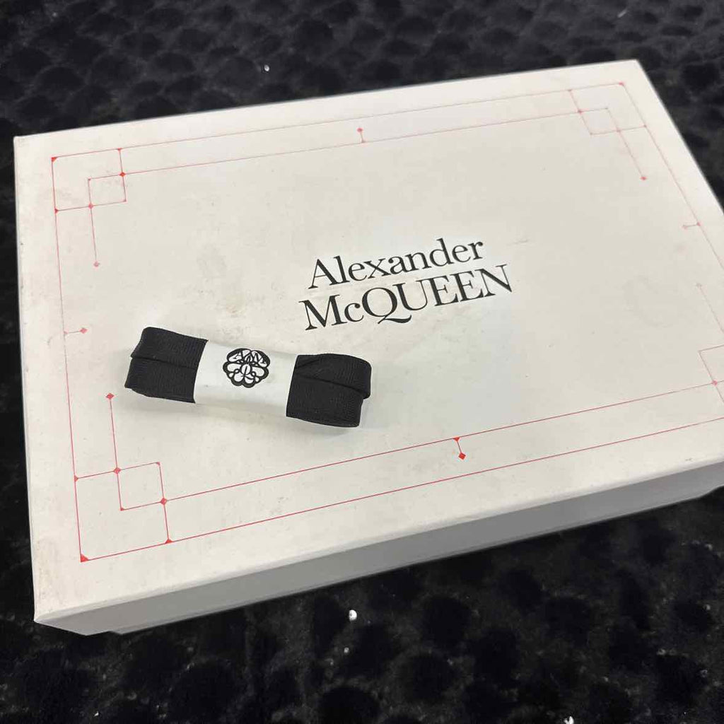 Alexander McQueen Shoe Size 37 Black White Sneakers