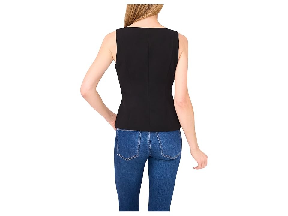 CeCe Women's Boat Neck Waistcoat Top