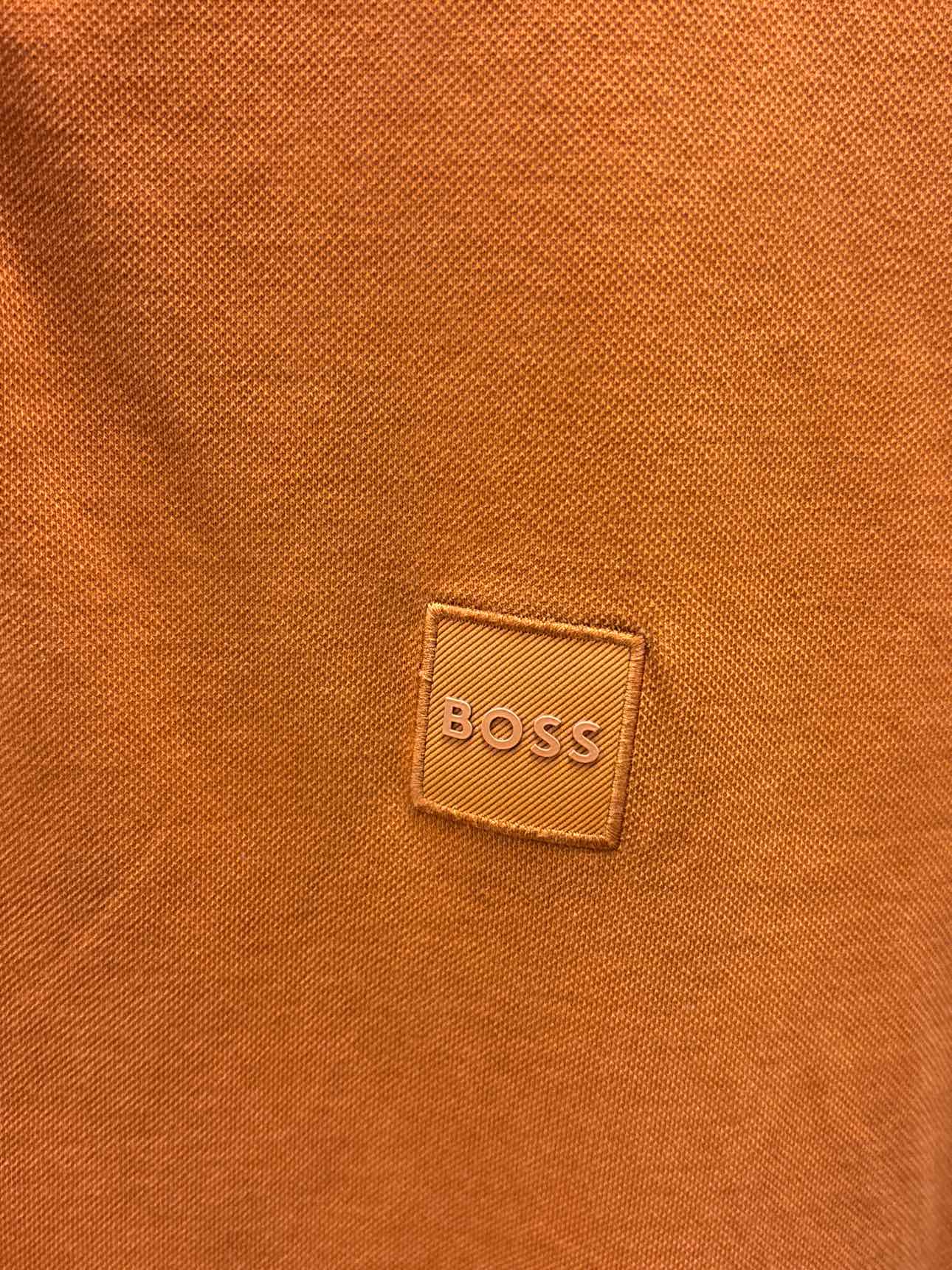 BOSS Size L Extra-slim-fit Stretch-cotton Shirt with Logo