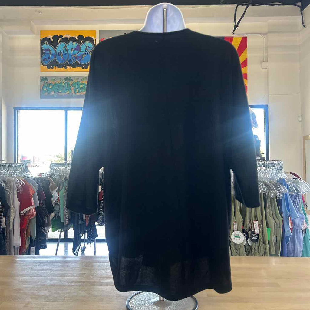 Kate Park Size XL Black Preloved Blouse LS