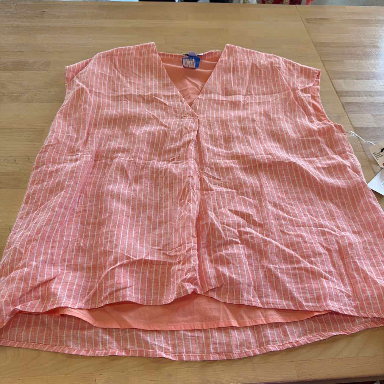 For Cynthia Size XL White Gold Preloved Blouse SS