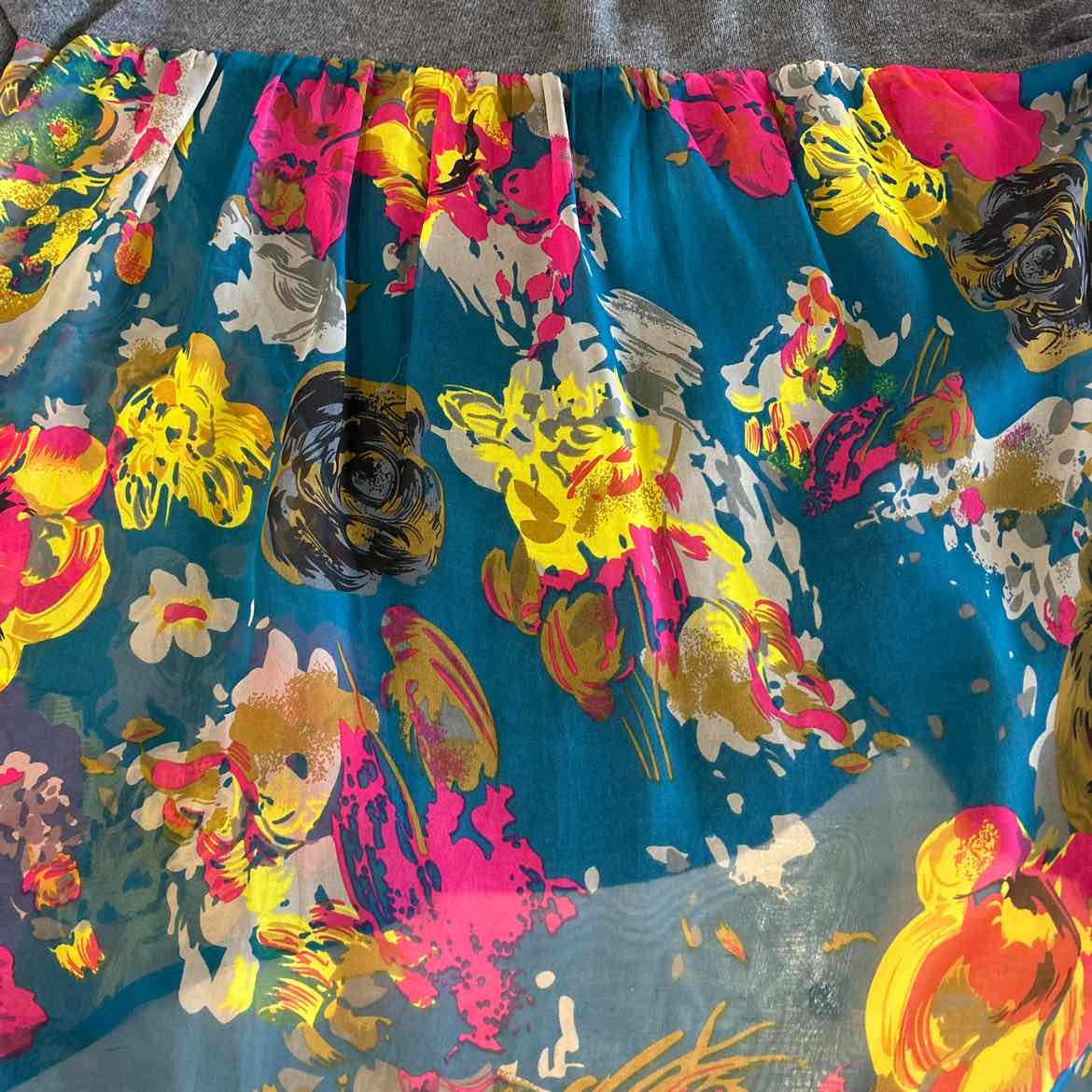 Anthropologie Size S Multi-Color Sheer Preloved Cardigan
