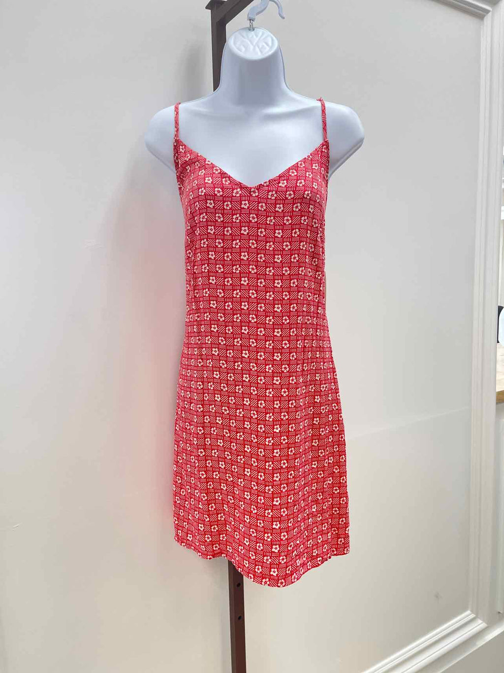Rip Curl Size M Cala Mayor Tie-Strap Mini Dress - Red