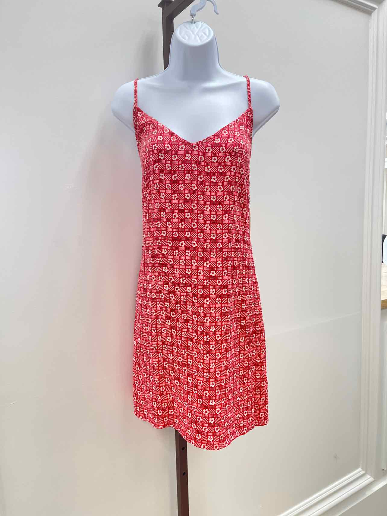 Rip Curl Size M Cala Mayor Tie-Strap Mini Dress - Red