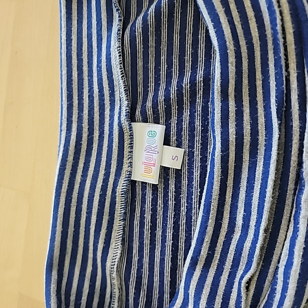LulaRoe Size S Blue Skirt