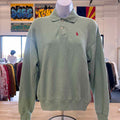 Polo Ralph Lauren Women's Lightweight Fleece Quarter-Button Polo Sweatshirt XXS