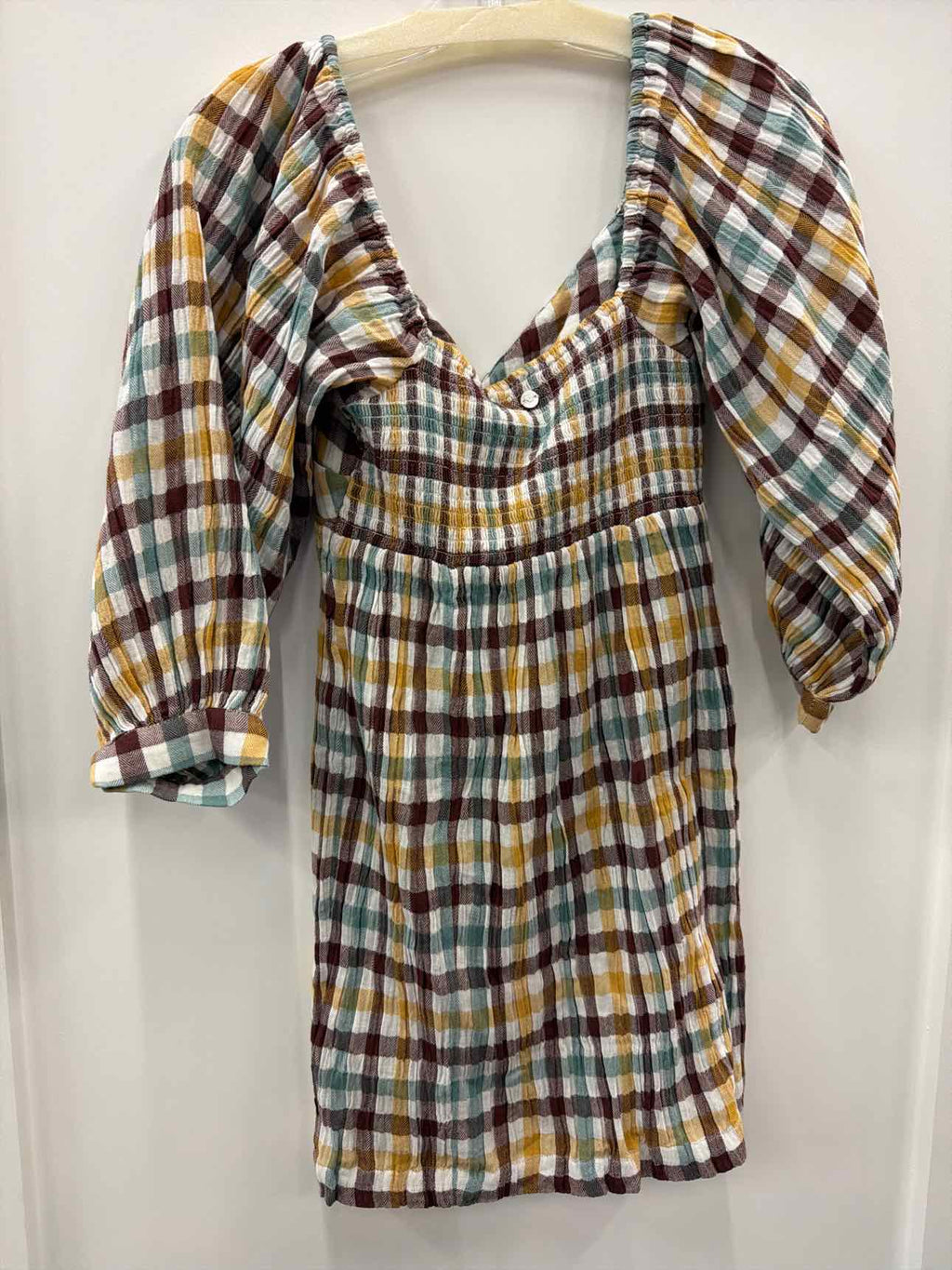 ROXY Moonlight Shores Plaid Dress