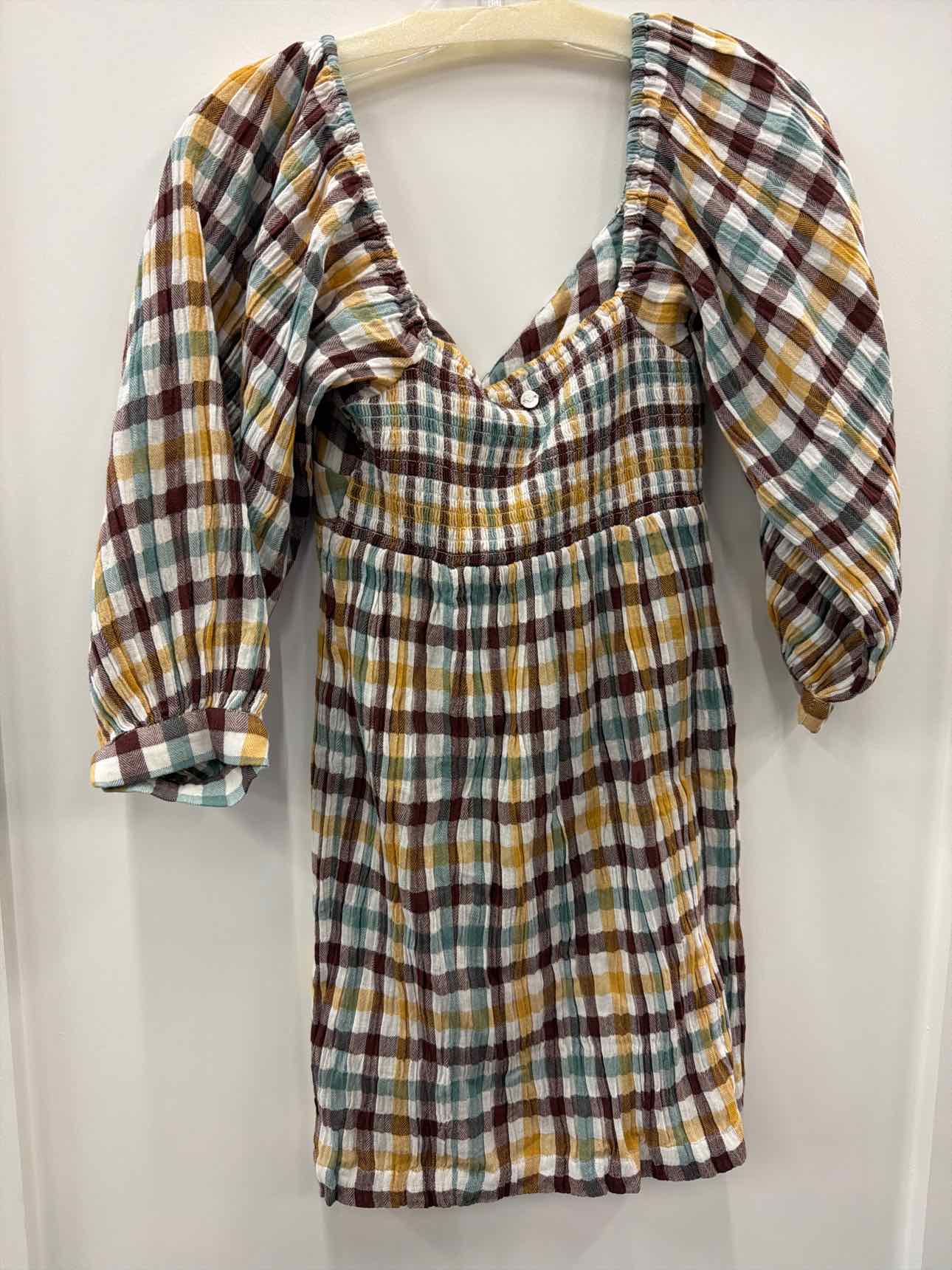 ROXY Moonlight Shores Plaid Dress