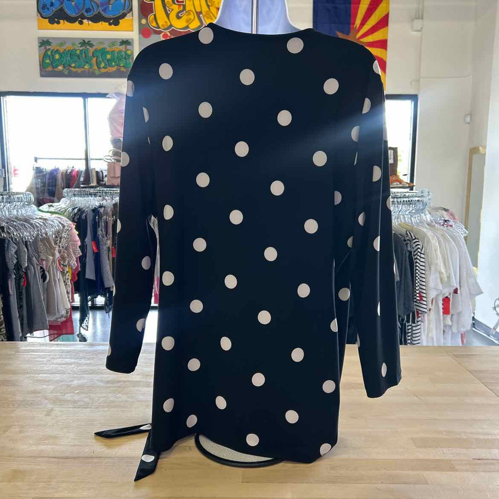Anne Klein Size XL Black Preloved Blouse LS