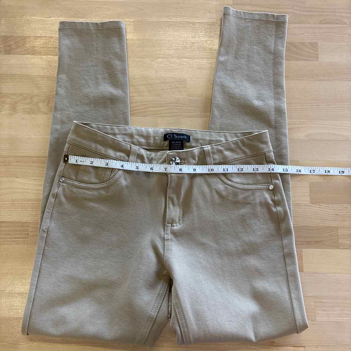 Ci Sono Size M Beige Pants
