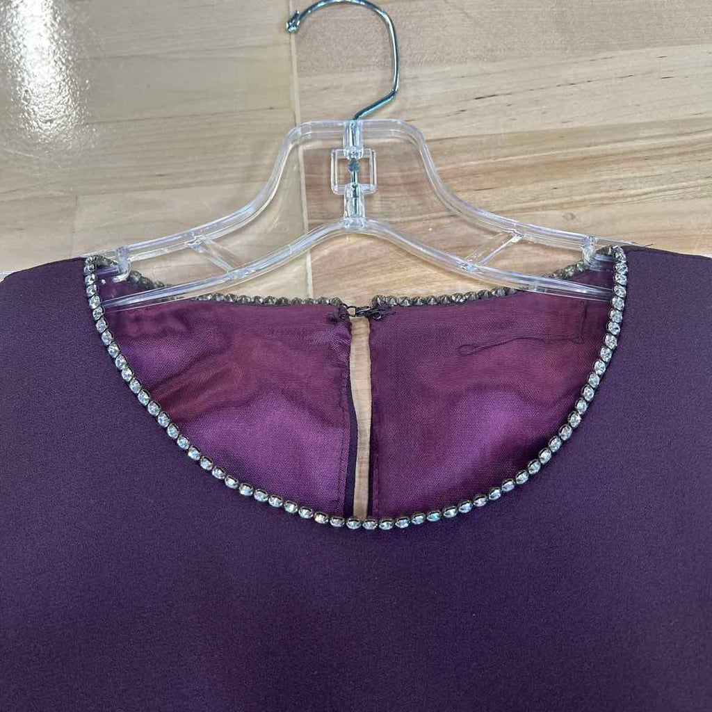 karen Miller Size 20 Purple Preloved 2 pc Dress Set
