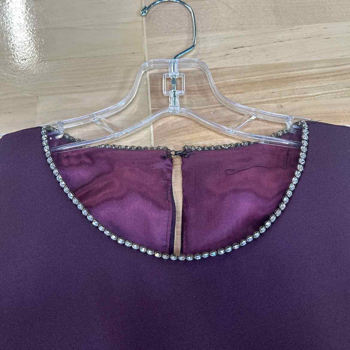 karen Miller Size 20 Purple Preloved 2 pc Dress Set