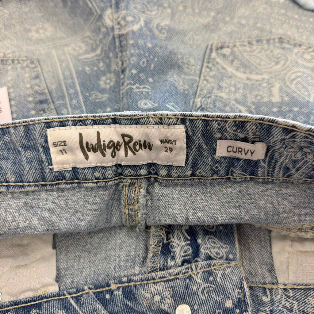 Indigo Rain Women Size 11 Blue New Shorts