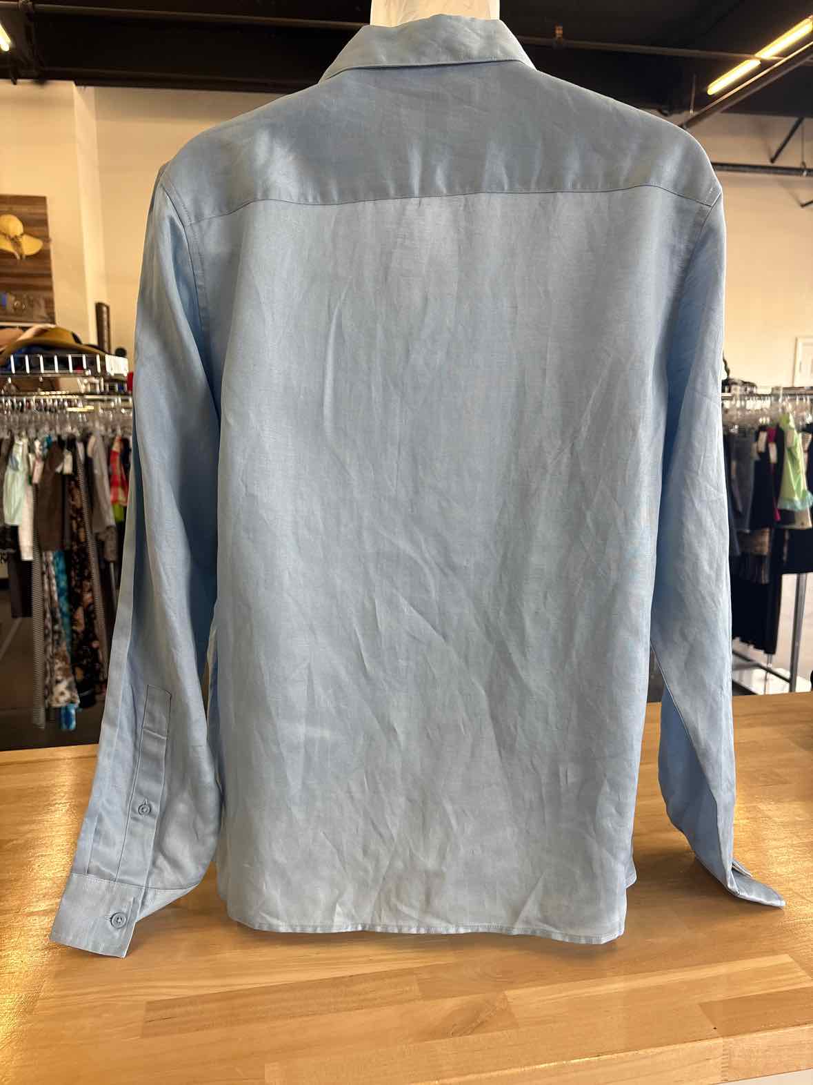 INC Size M Blue MENS Button Down Shirt