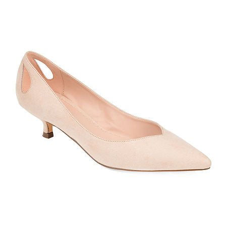 Journee Collection Shoe Size 8 Nude Heels