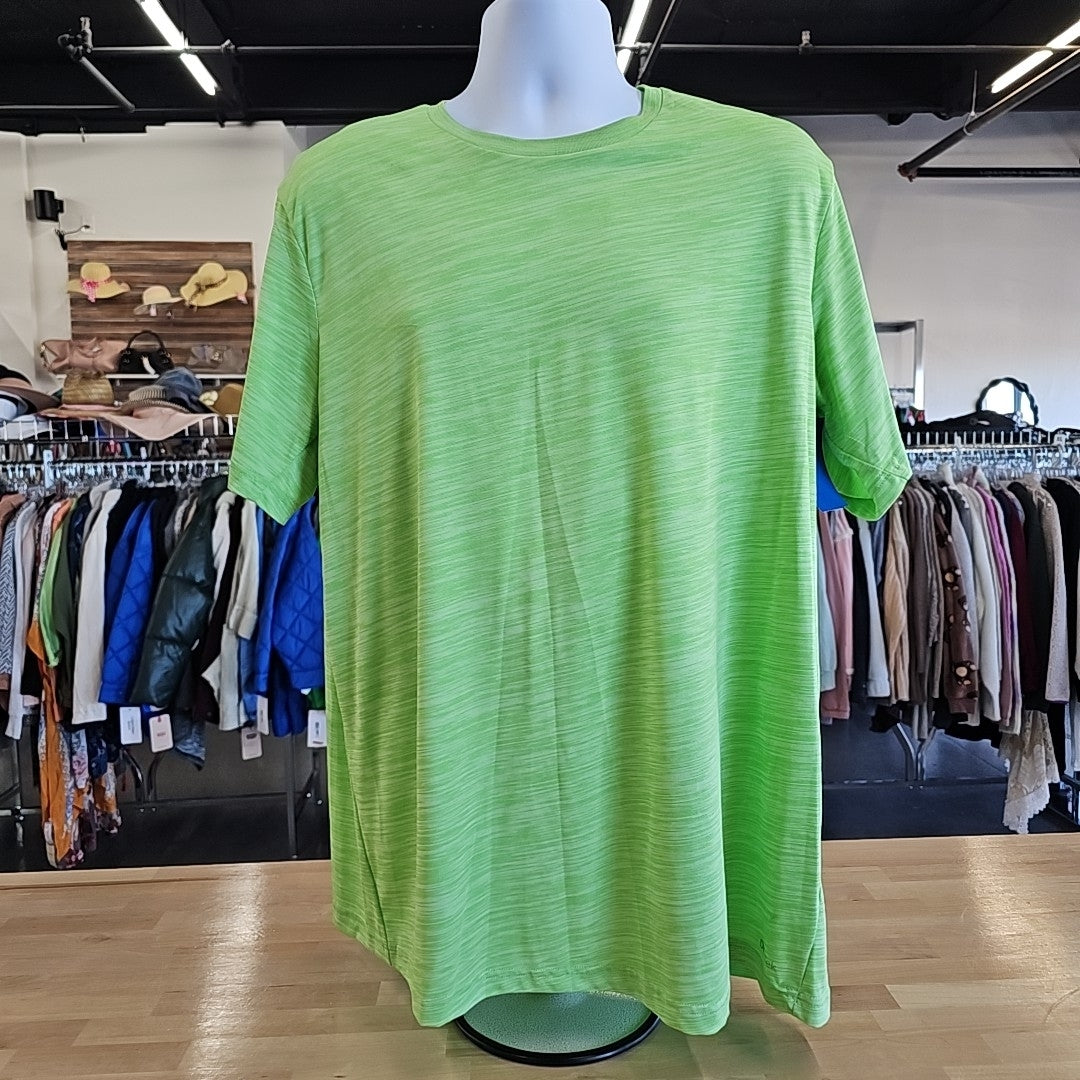 Tek gear Size XXL Green MENS Athletic Tee