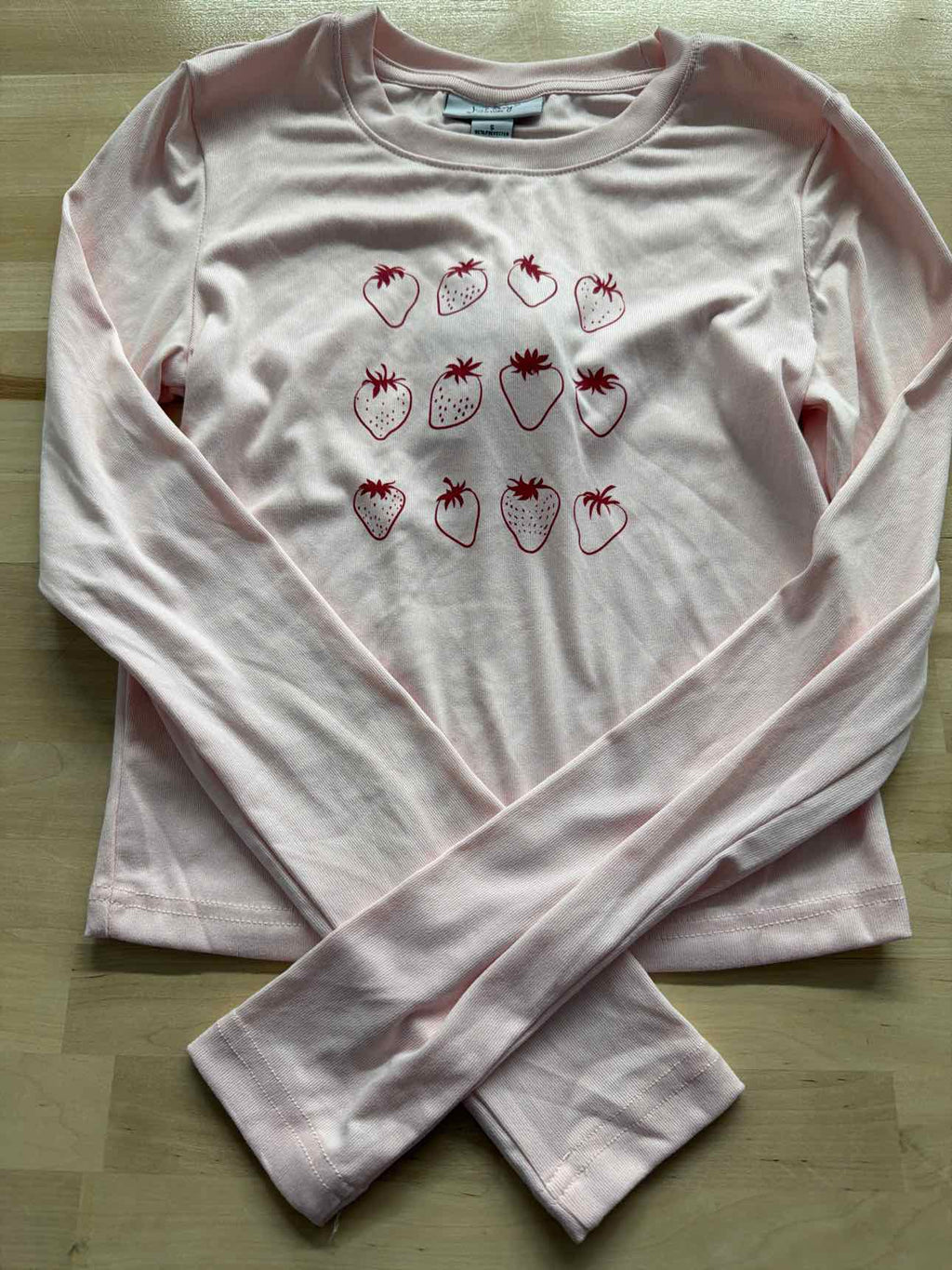 Just Polly Juniors' Graphic Long-Sleeve Tee - Ballet Slippers