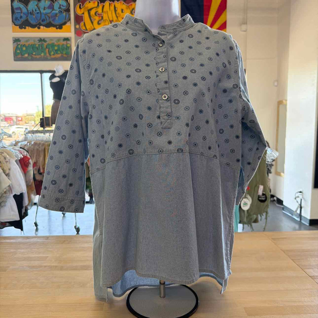 Coldwater Creek Size PXL Blue Preloved Blouse LS – Sweet Repeats