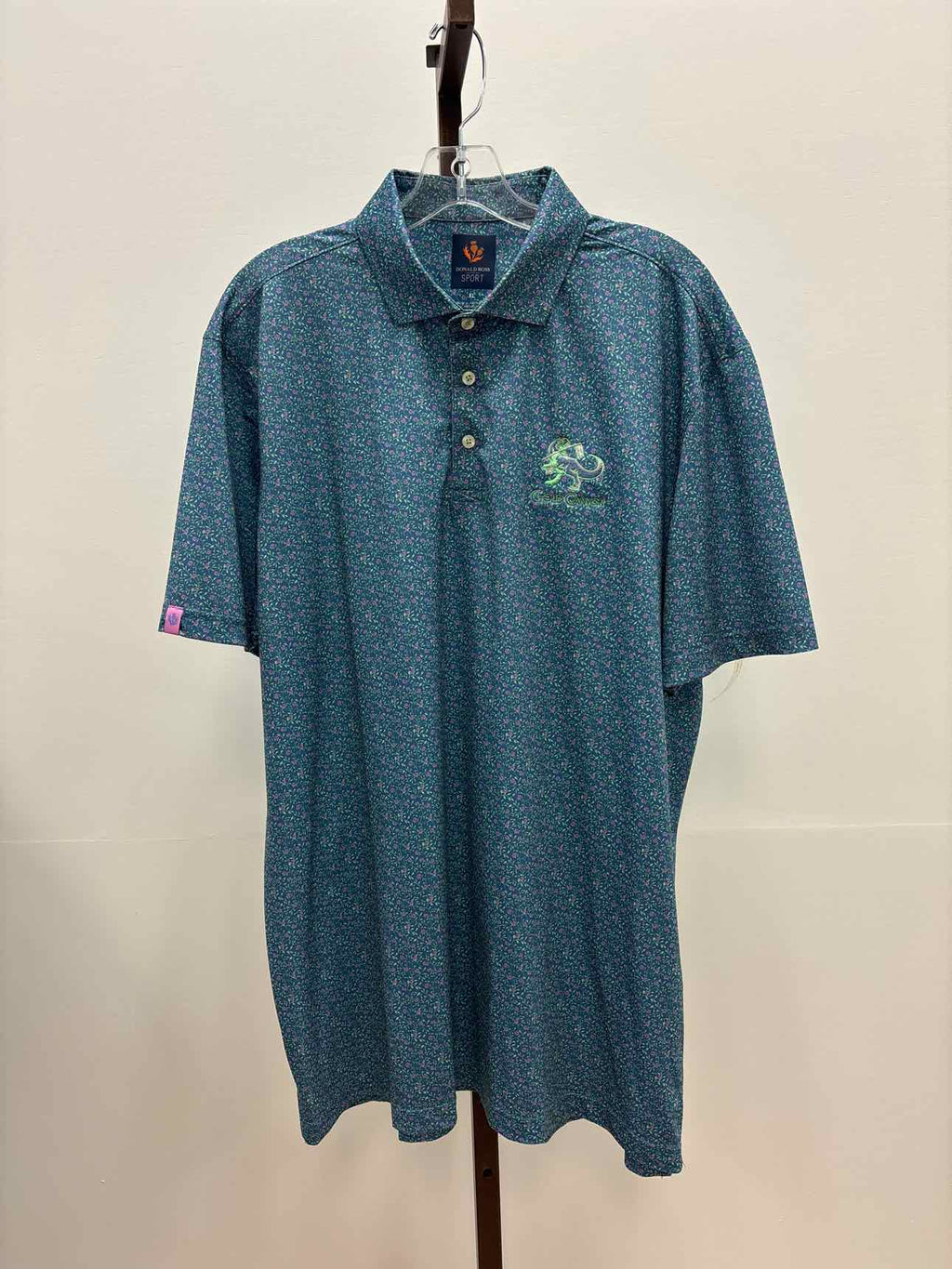 Donald Ross Size XL Blue Preloved MENS Polo
