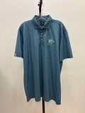 Donald Ross Size XL Blue Preloved MENS Polo