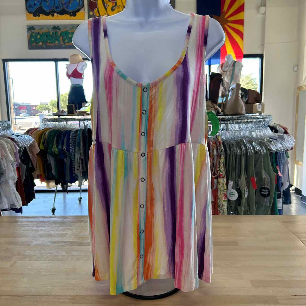 Torrid Size 0 Rainbow Preloved Sleeveless
