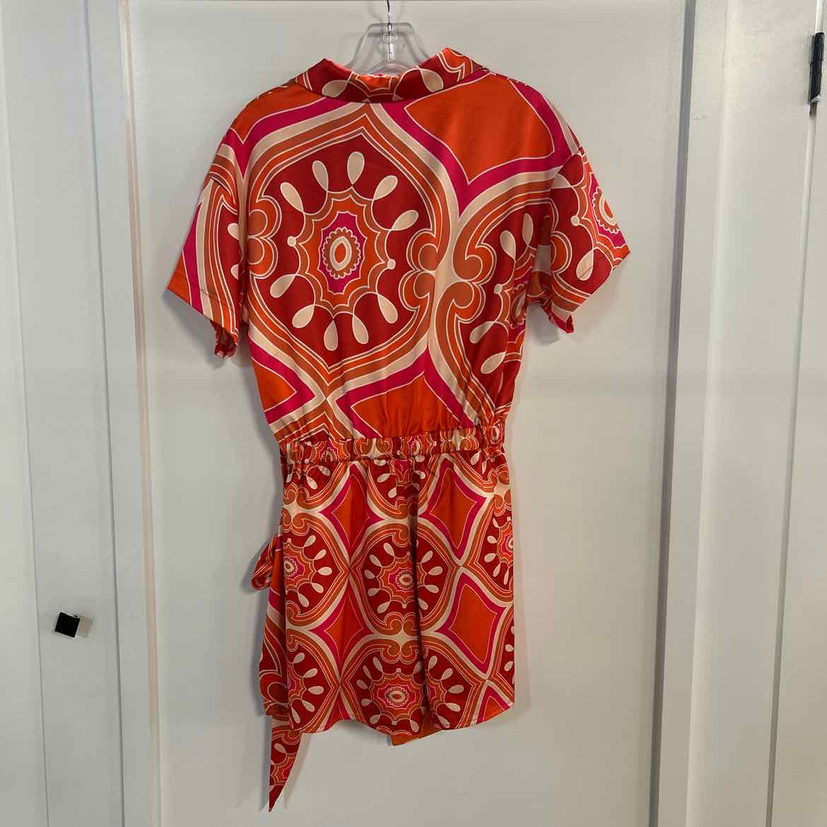 Ciebon Size XS Orange Print Dress