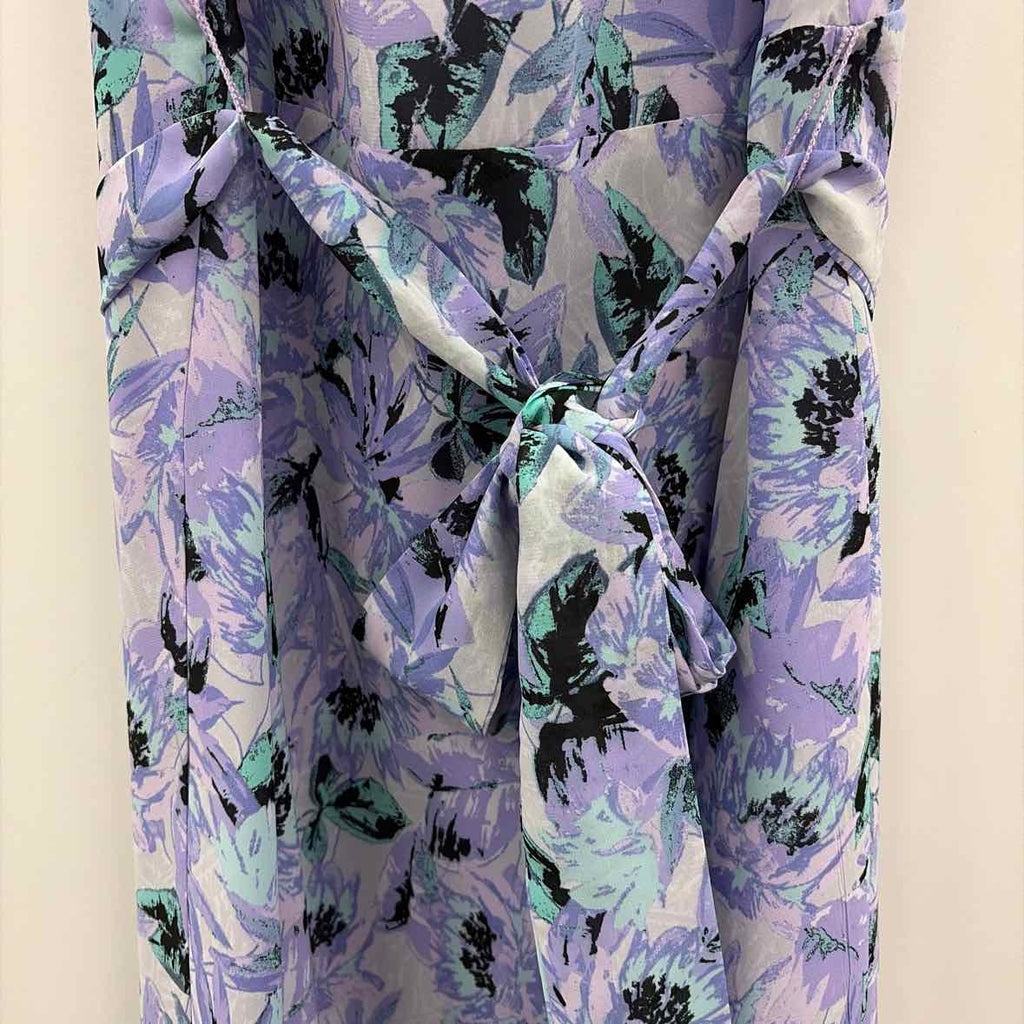 Black Label Size 14 Purple Used Dress
