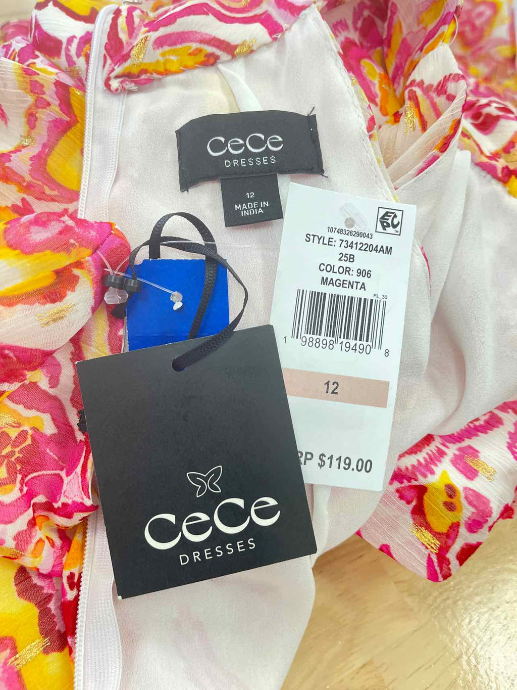 CeCe Size 12 Pink New Dress