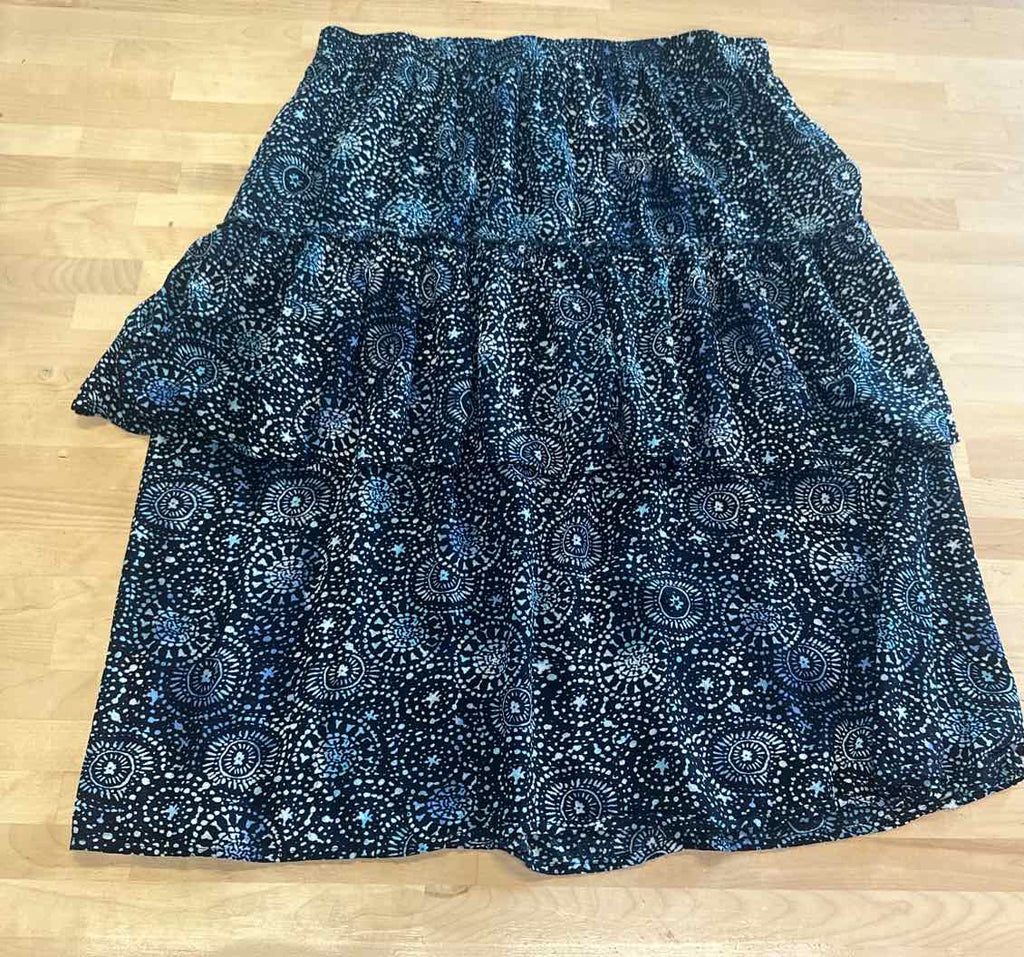 Studio West Size XL Black & Blue Skirt