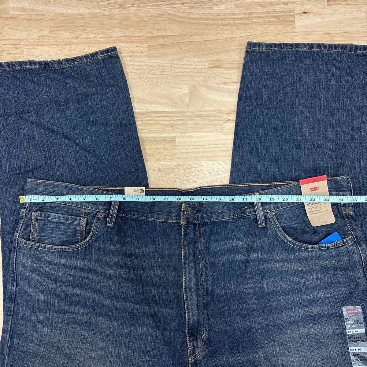 Levi's Size 50x30 Men's Levi's Big and Tall Mens 559 Straight Leg Relaxed Fit