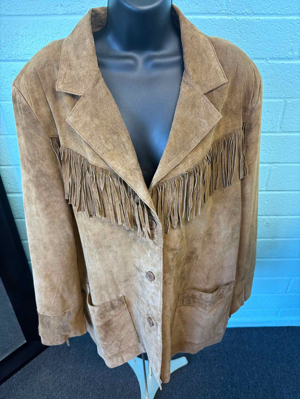Denim & Co. Size 2X Beige Coat
