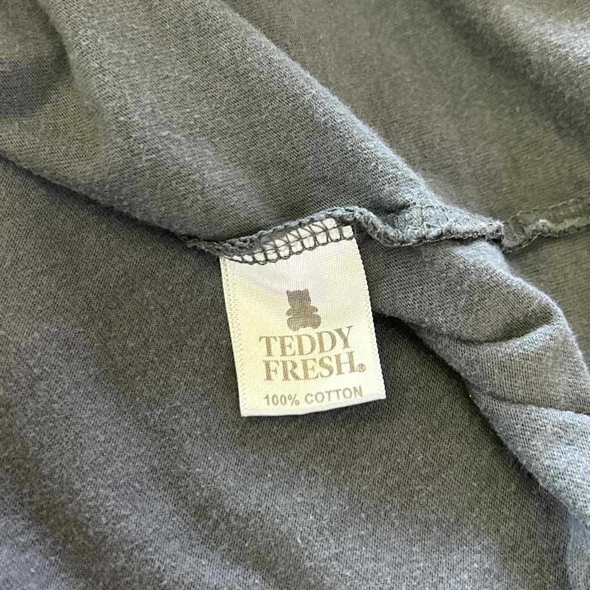 Teddy Fresh Size XL Black Preloved MENS T-shirt