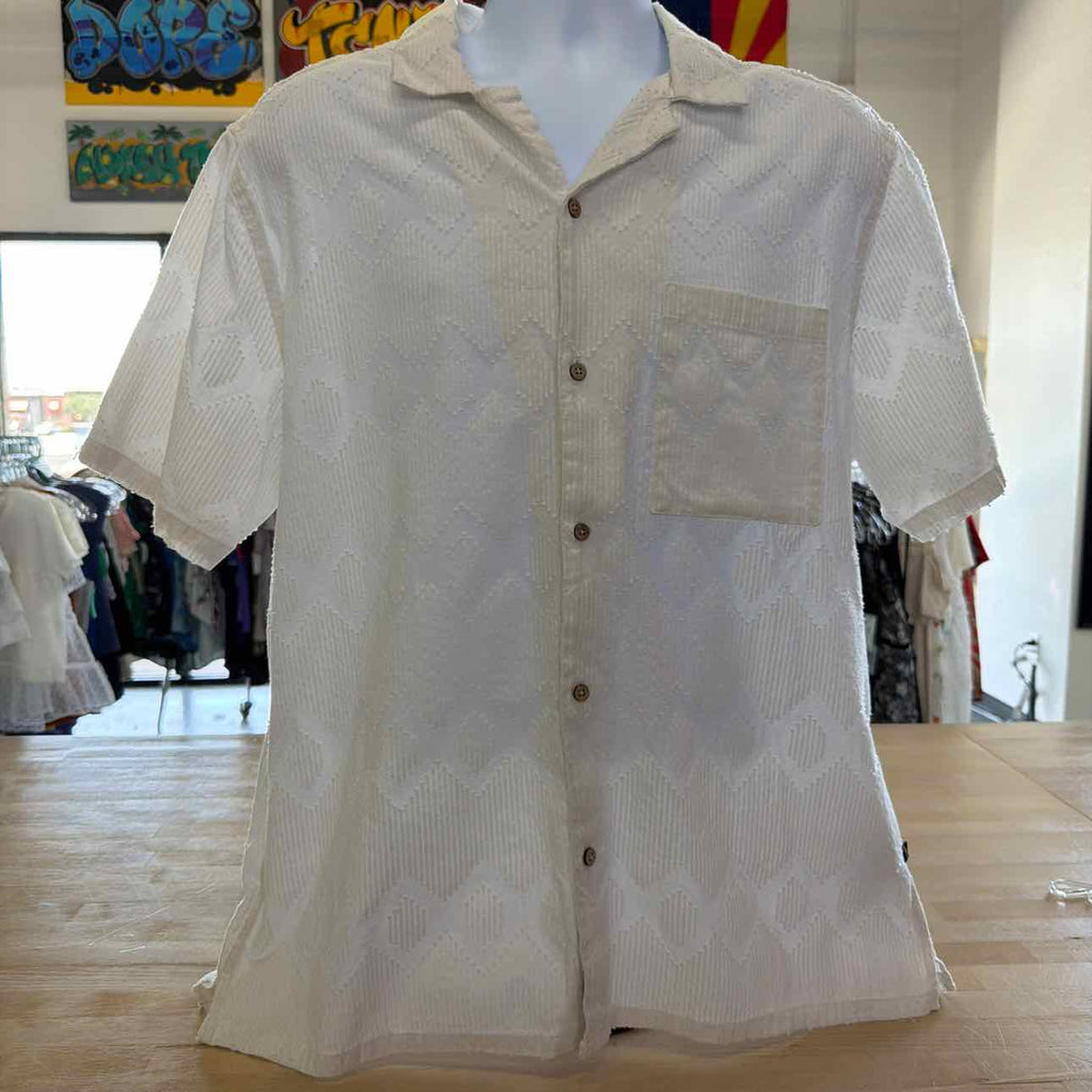 Civil Society Size XL White Preloved MENS Button Down Shirt
