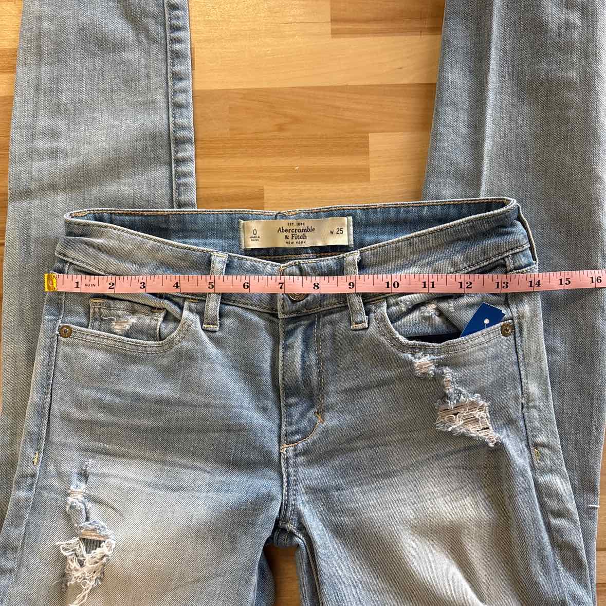 Abercrombie & Fitch Size 0 Blue Jeans