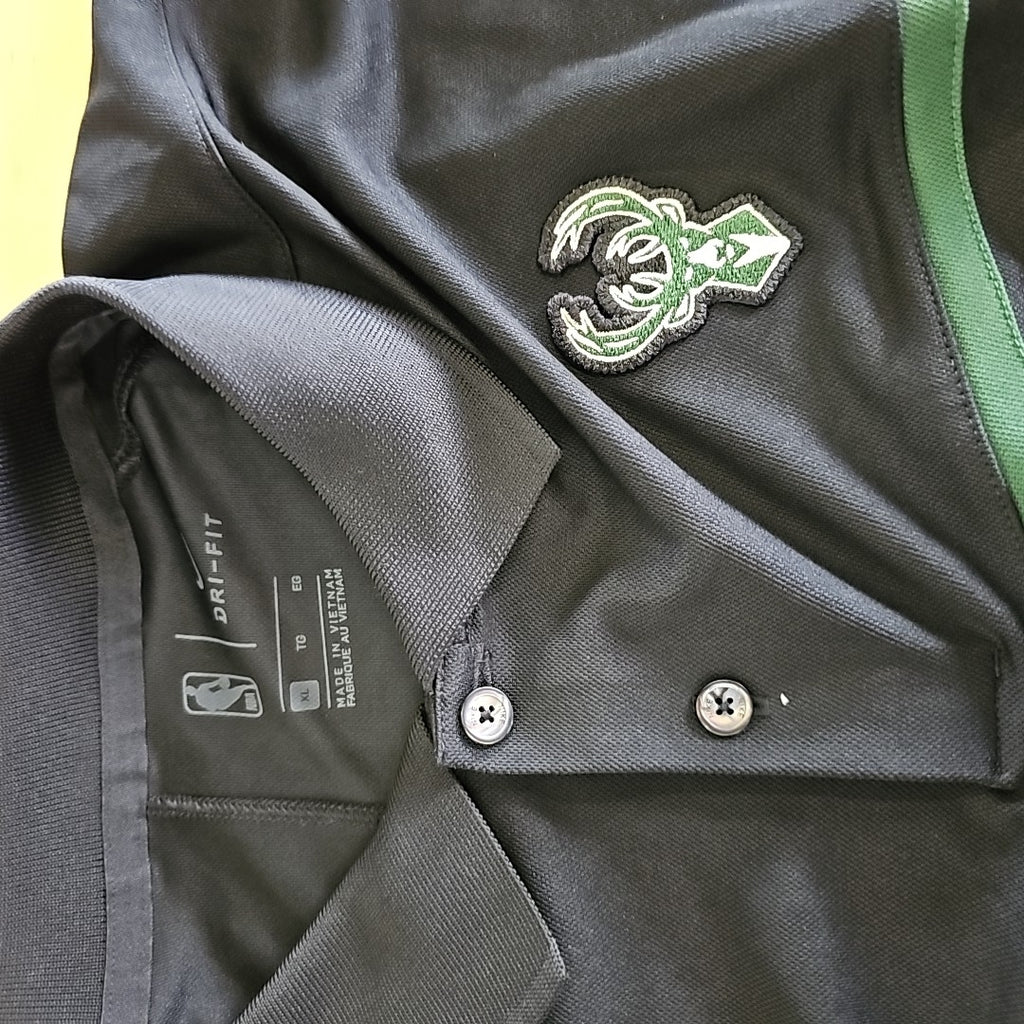 NBA Size XL Black Polo