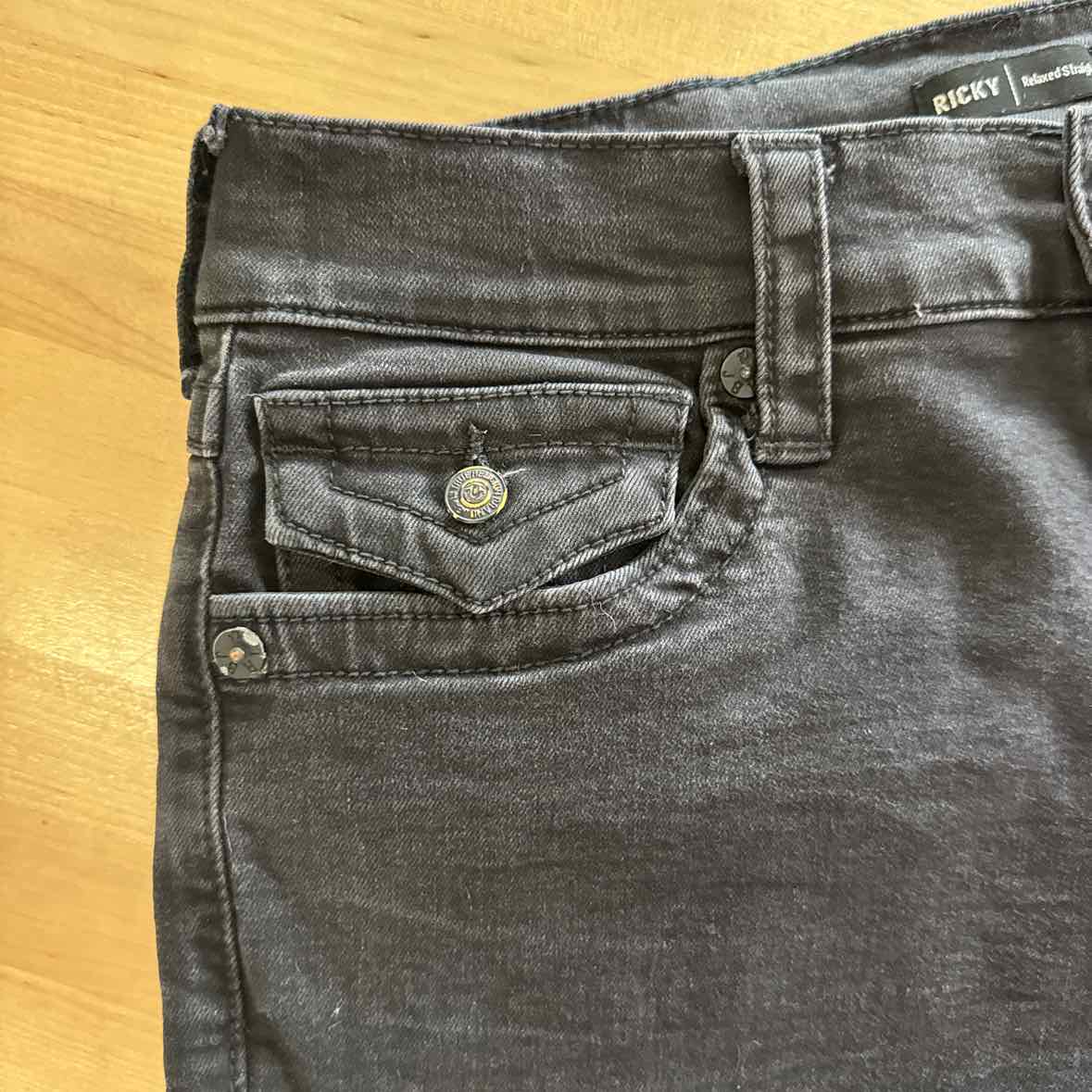 True Religion Men's Size 32 Black MENS Shorts